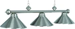 Ram Gameroom 3 Billiard Lights With Stainless Fullmetal Shades. Fixed Price $220.90.