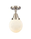 Innovations Lighting 447-1C-11-6 Beacon Flush Mount 6"W White. Fixed Price $154.00.