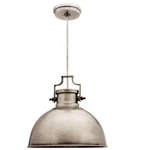 Kenroy Home Nautilus 1-LIGHT Pendant Antique Nickel. Fixed Price $72.55.