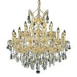 Elegant Lighting Maria Theresa 30" 19 Royal Crystal Chandelier. Fixed Price $2066.00.