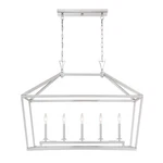 Savoy House 1-424-5 Townsend Light 44"W Taper Candle Chandelier Nickel. Fixed Price $1018.30.