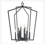 Kichler 43495 Black Abbotswell 6-LIGHT 25"W Chandelier. Fixed Price $650.00.