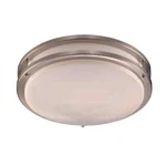 Bel Air Lighting Barnes 14 In. Brushed Nickel Flush Mount Ceiling Fixture. Fixed Price $39.15.