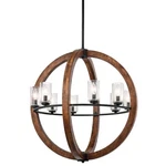 Kichler Grand Bank Chandelier 8LT, Auburn Stained, Clear Seeded - 43190AUB. Fixed Price $2069.99.