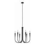Modway Penrose 6-LIGHT Modern Style Metal Chandelier In Black. Fixed Price $122.98.
