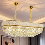 Empire Crystal Chandelier K9 Gold Luxury Ceiling Light Fixture 3 Colors. Fixed Price $239.90.