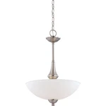 Nuvo Lighting Patton Pendant W/ Frosted Glass, Brushed Nickel 60-5038. Fixed Price $154.99.