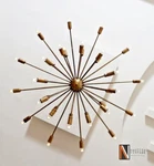 Industrial Sputnik Lamp 36 Arms Antiqued Brass Chandelier Ceiling Light Fixture. Fixed Price $400.50.