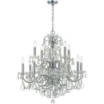 Crystorama 3228-CH-CL-MWP Imperial Chandelier Polished Chrome. Fixed Price $1198.00.