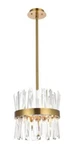 Chandelier Crystal Pendant 6 Light Fixture Bedroom Bathroom Kitchen Island 12". Fixed Price $499.82.