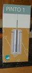 Eglo Lighting Pinto 1 Chrome Pendant Modern Ceiling Light, New. Fixed Price $49.00.