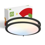 Asd Led 16" Round Flush Mount Lighting, Close To (1PK), Black. Fixed Price $86.63.