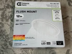 Commercial Electric Led Flush Mount Ceiling Light Fixture White 12" 1011 982 264. Fixed Price $14.99.