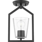 Progress Lighting P350258 Vertex 5"W Semi-flush Bowl Ceiling Black. Fixed Price $75.99.