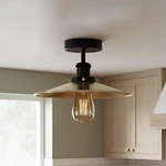 Vintage Flush Mount Ceiling Light Industrial Metal Shade 22CM E26 Lamp. Fixed Price $40.49.