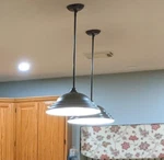 Bronze Light Pendant, Z-lite 2114MP-BRZ-SBRZ Riviera Tuscan Style, 16 Inch. Fixed Price $69.00.