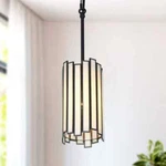 Lnc 1-LIGHT Painted Black Island Chandelier Drum Mini Pendant Ceiling. Fixed Price $43.66.