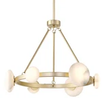 Minka Lavery 3596-L Zill Light 28"W Led Ring Chandelier Lily Gold. Fixed Price $1343.20.