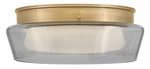 Fredrick Ramond FR41511 Demi 16"W Led Flush Mount Ceiling Fixture - Brass. Fixed Price $229.83.