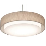 Afx Lighting Sanibel 23" Pendant, Satin Nickel/jute SAP2332MBSN-JT. Fixed Price $452.00.