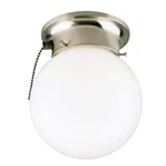 Westinghouse 6720800 One-light Indoor Flush-mount Ceiling Fixture With Pull Chai. Fixed Price $28.45.