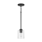 Capital Lighting Greyson 5X7" Pendant Matte Black Kitchen 328511-449. Fixed Price $69.99.