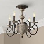 Quoizel Castile 18" Wide Rustic Black Ceiling Light. Fixed Price $397.99.