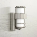 Hinkley Saturn Stainless Steel 12" High Outdoor Wall Light. Fixed Price $449.65.