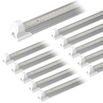 Szhlux 10 Pack Led Shop 4FT, 42W 5000K 6300LM Daylight White V Shape T8.... Fixed Price $135.57.