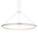 Sonneman 2317-35 Corona 32"W Led Ring Chandelier Silver. Fixed Price $3040.00.