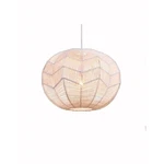 Snaggle 1 Light Rattan White Modern Pendant Hanging By Kenroy Home. Fixed Price $154.75.