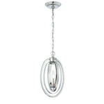Rondure Collection 1-LIGHT Polished Nickel Mini Pendant By World Imports. Fixed Price $123.99.