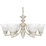 Nuvo Empire Light 26" Chandelier W/ Glass Bell Shades 60-359. Fixed Price $257.99.