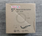 Jullison Inch Led SM5R Slim Surface Mount Disk Light Round 10W 600LM White. Fixed Price $7.99.