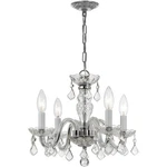 Crystorama 1064-CH-CL-I Traditional Crystal Mini Chandelier Polished Chrome. Fixed Price $210.82.