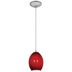 Access Lighting Brandy Firebird 1-LIGHT Brushed Steel Shaded Pendant. Fixed Price $49.95.