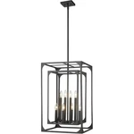 Z-lite 3038-8MB Easton Light 16.5 Inch Matte Black Chandelier Ceiling. Fixed Price $942.00.