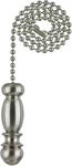 7710300 Pendant Pull Chain, Brushed Nickel, White. Fixed Price $15.99.