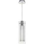 ET2 Contemporary Lighting E22000-10 Frost Pendant Polished Chrome. Fixed Price $164.00.