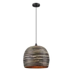 Jamsen 1-LIGHT Pendant In Black Bamboo. Fixed Price $238.00.