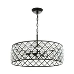Jonathan JYL9027A Gabrielle 23" Oil Rubbed Bronze Crystal Metal Led Pendant. Fixed Price $215.99.