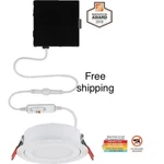 Commercial Electric Slim Directional 4 In. Canless Recessed Led Kit. Fixed Price $25.00.