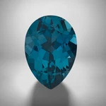 London Blue Topaz Pear Cut Gemstone 5 Cts - 14X9 Mm Lustrous Loose #. Fixed Price $116.98.