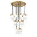 Z-lite Alton Light Chandelier, Modern Gold/clear/frosted 824P-27R-MGLD. Fixed Price $4017.10.