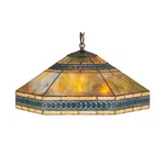 Meyda Lighting 22'W Cambridge Pendant, Oakaag Orange Purple/blue - 31226. Fixed Price $1006.56.