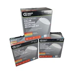 3-PACK Commercial Electric 6IN Ultra Slim Led Color Changing Recessed Light Kit. Fixed Price $32.95.