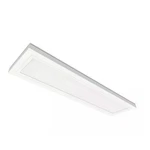 Commercial Electric White 6"X 2 Ft. Led Dimmable Integrated Panel Flush Mount. Fixed Price $37.99.
