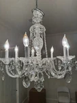 Schonbek Crystal Chandelier 2995-40H. Fixed Price $950.00.