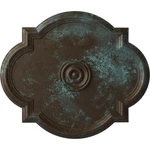Ekena Millwork CM24WABBS Waltz Ceiling Medallion, Bronze/blue/patina, 24"X20-1/2. Fixed Price $79.09.