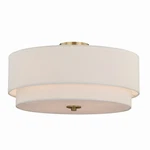 Burnaby 4-LIGHT Semi-flush Mount In Mid-century Modern And Drum Style 10.75. Fixed Price $269.99.